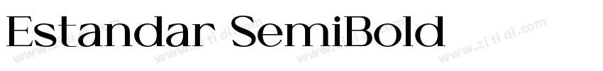 Estandar SemiBold字体转换